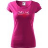 Cycling ekg - Dámske tričko Pure - 3XL ( Fuchsiová )