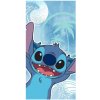 Lilo a Stitch Plážová osuška Disney Stitch modrá 70x140cm