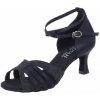 Dámske tanečné topánky Botan BL-14 čierna 6,5 cm Flare Veľkosť: 37