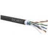Solarix instalační kabel CAT5E FTP PVC+PE Fca dvojitý plášť 305m/cívka (27655197)