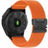 eses Nylonový elastický remienok pre Garmin - Oranžový, QuickFit 26 mm