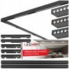 LED magnetické lištové osvetlenie 2x 1m lišta + 5x bodové svietidlo spojka M20