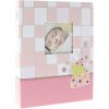 Dětské fotoalbum 10x15/200 foto BABY CHECKER růžové
