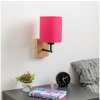 Brilagi Brilagi - Nástenná lampa NUBILA WOOD 1xE27/25W/230V dub/ružová BG1561J + záruka 3 roky zadarmo