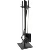 Sada kutac Homefire FT075BA, ku krbu, 4 dielna, čierna, 81 cm