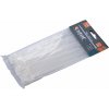 Pásky sťahovacie biele 3,6x140mm, 100ks, O37mm, 8kg, nylon PA66, EXTOL PREMIUM