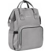 KikkaBoo Prebaľovací batoh Siena Light Grey