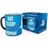 ABYstyle hrnek PlayStation Eat Sleep Repeat meniaci 320 ml