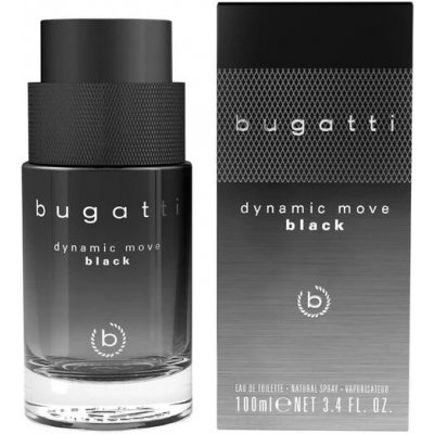 Bugatti Dynamic Move Black toaletná voda pánska 100 ml