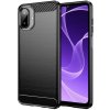 Techsuit - Carbon Silicone kryt pre Samsung Galaxy A07 4G - čierny