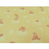 Bytema dekoračná látka Medvedíky na mráčiku - žltá šírka 140 cm