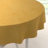 Biante Zamatový okrúhly obrus Velvet Premium SVP-009 Horčicový Ø 110 cm