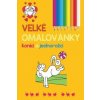 Velké omalovánky koníci a jednorožci