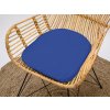 Textilomanie Podsedák na stoličku STANDARD tmavomodrý