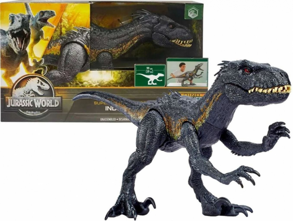 Mattel Jurský svět Stopaři Super Colossal Indoraptor 9