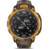 Instinct Crossover AMOLED, Bronze Sunburst, Cocoa silocone band (010-03398-01)