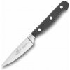 Nôž na krájanie / lúpanie PLUTON 10 cm, nerezové nity, čierna, Lion Sabatier