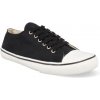 Barefoot plátené tenisky Bohempia – Herlik Black-white širšie čierno-biele