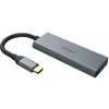 Replikátor portov AKASA USB Type-C 4-in-1 Hub - 2 x USB3.0 Type A + PD Type C s HDMI/AK-CBCA19-18BK (AK-CBCA19-18BK)