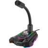 Marvo MIC-05 čierna / stolný mikrofón / USB / RGB podsvietenie / 1.5m (MIC-05)