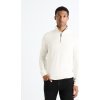 Celio Sweater Front with Zip Collar - Men's biela L Celio 3596655933284