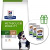 Hill's Prescription Diet Metabolic + Mobility Regulácia hmotnosti pre psov 12 kg + 3 konzervy ZADARMO