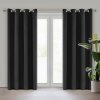 Hotový záves NERISA čierny - na priechodkách