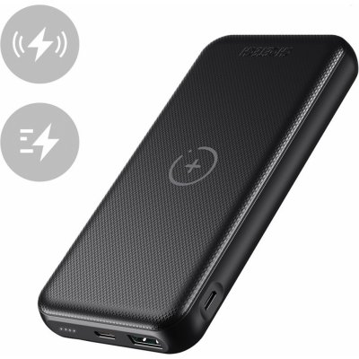 Choetech 10000mAh 18W Quick Charge Power Delivery USB / USB Type C wireless Qi charger 10W Black B650