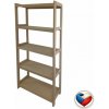 GABONI drevený bukový regál, 5 políc, 173 x 70 x 33 cm