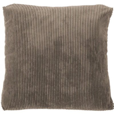Tiseco Home Hnedý vankúš Studio Ribbed 60x60
