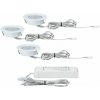 PAULMANN Nábytkové zápustné svítidlo - sada 3ks Micro Line LED bílá 93554