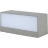 V-TAC LED nástenné svietidlo 12W, 1150LM, UP&DOWN, sivé, IP65 Farba svetla: Studená biela