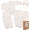 Dojčenská súprava do pôrodnice New Baby Sweet Bear béžová 56 (0-3m)