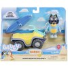 Bluey: Plážový štvorkoliekový set s figúrkou Bandita