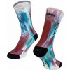 Force Ponožky SUBLIME modro-červené LEN S-M / EU 38-42 (VÝPREDAJ)