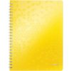 Blok poznámkový linajkový Leitz WOW A4 žltý