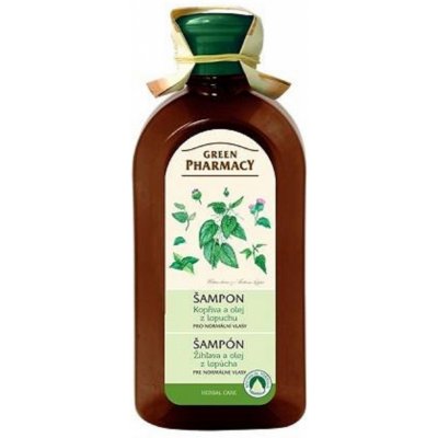 Green Pharmacy Hair Care Nettle šampón pre normálne vlasy 0% Parabens Artificial Colouring SLS SLES 350 ml