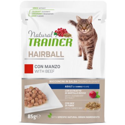 Trainer Natural CAT SP. HAIRBALL hovezi 85 g