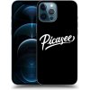 Picasee ULTIMATE CASE pro Apple iPhone 12 Pro Max - Picasee - old logo - white