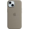 Kryt na mobil Apple iPhone 15 Silicone Case with MagSafe Clay MXPG3ZM/A