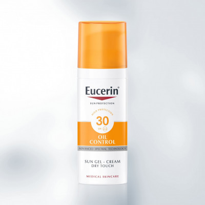 Eucerin Oil Control krémový gél na opaľovanie na tvár SPF30 50 ml od 13,13  € - Heureka.sk