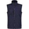 Regatta TRA788 2-vrstvová softshellová vesta „Flux“ modrá navy
