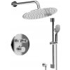 SAPHO SAPHO - SMART SELECT sprchový set s termostatickou batériou, 2 výstupy, posuvný držiak sprchy, chróm RP032-02