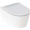 Geberit One wc misa s pomaly sa sklápajúcim sedadlom závesné bez oplachovacieho kruhu s vírivým splachovaním biela 500.202.01.1