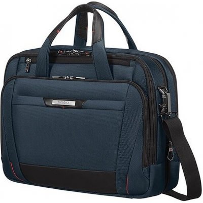 Pracovná taška na notebook - Samsonite - Pro-DLX5 Lapt. Bailhandle 15,6" Exp. - 01 Blue (SA)