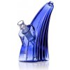 GRAV Sklenený Bong Wave Bubbler 16 cm Modrá