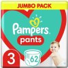 PAMPERS Pants 3 (6-11 kg) 62 ks Jumbo pack - plienkové nohavičky