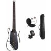 DONNER HUSH-I Silent Guitar Mahogany Black