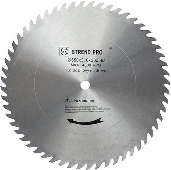 Strend Pro SuperSaw CW Pílový kotúč bez plátkov na drevo 600x3,5x30 z56