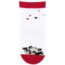 Gatta Dievčenské ponožky so vzorom PANDA biele